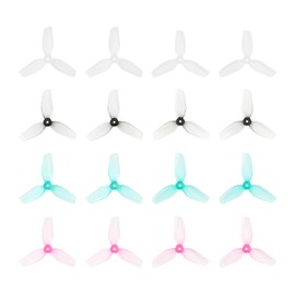BETAFPV 16pcs HQ 31 mm Ultralight 3-Blade Propellers with 1.0 mm Shaft Hole Compatible for 0702SE 23000KV Brushless Motor, FPV Racing Drone Like Air65 Brushless Drone Metor65 Brushless Quadcopter