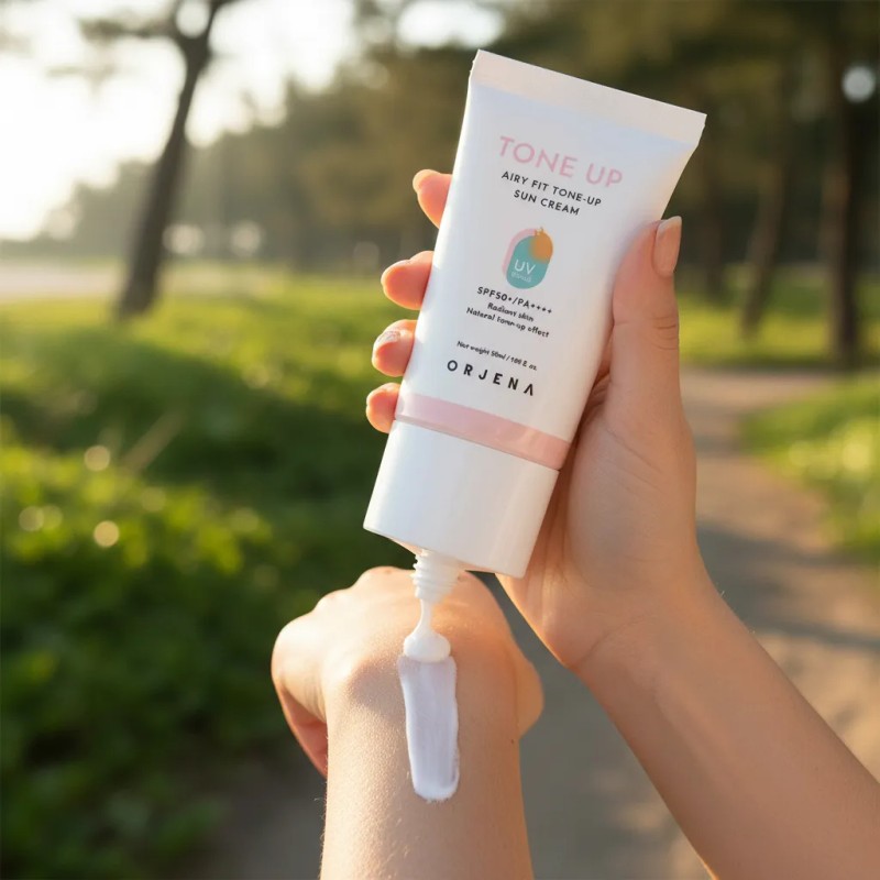 Bloqueador Orjena Air Con Tono Up Skincare Coreano Spf50+