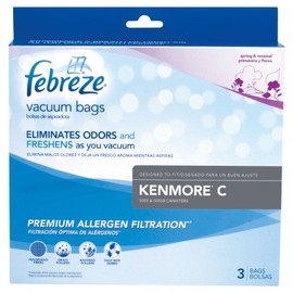 Kenmore C Febreze(R) Vacuum Bags, 3 Pack, New Genuine OEM Part, 21R51