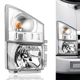 Headlight & Corner Lamp For ISUZU ELF NPR NPR-HD NQR NRR 2008-2020, Right Passenger Side(Headlight & Corner Lamp)