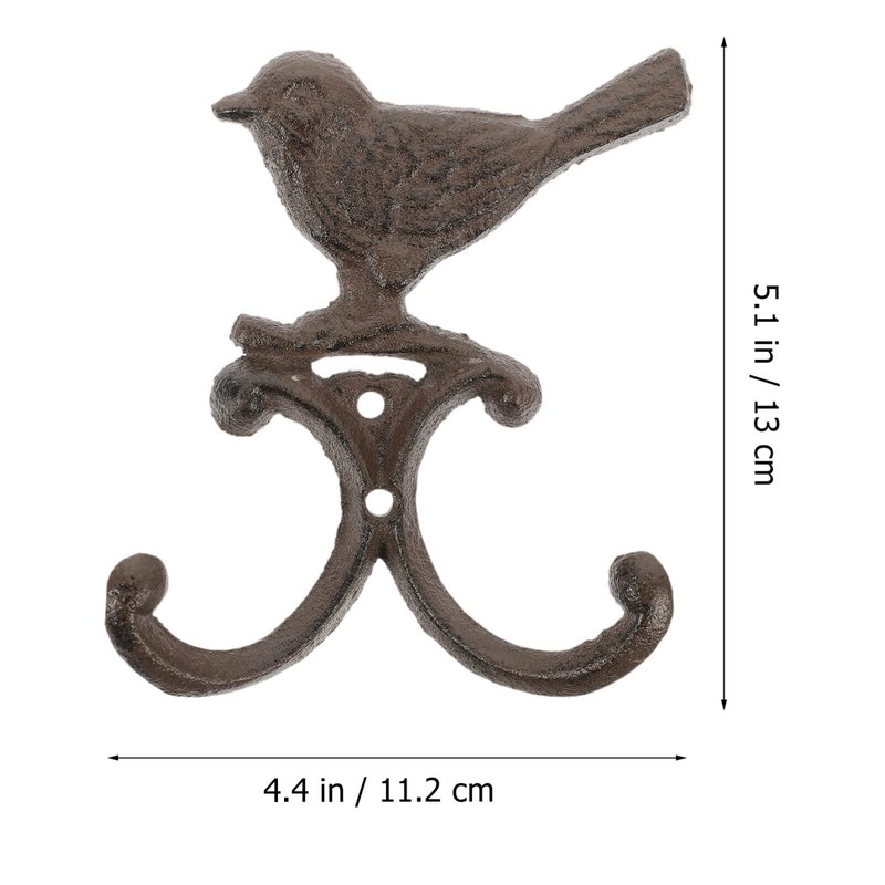 Alipis Retro Cast Iron Double Birds Wall Hook Vintage Wall