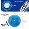 Solidure 230mm Diamond Cutting Discs,Super Thin 9 inch Turbo Diamond