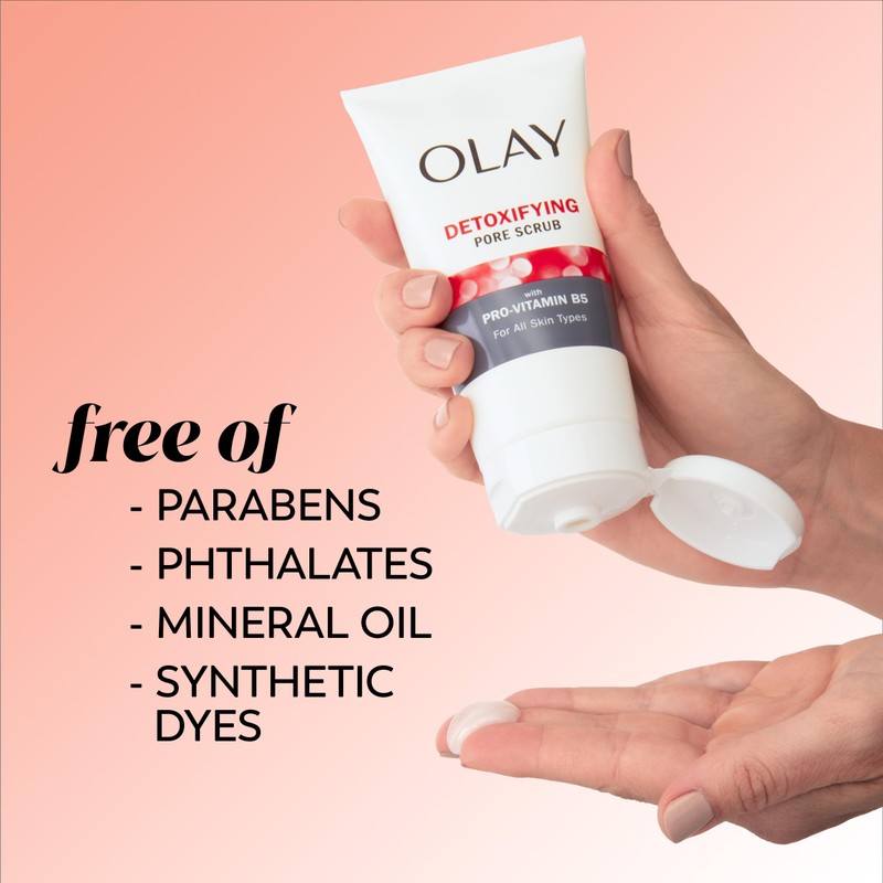 Olay Regenerist Detoxifying Pore Scrub Facial Cleanser, 5 Fl Oz