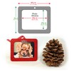 2024 Photo Ornaments for Christmas Tree, Sparkly Glitter Christmas Frame