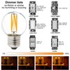 LiteHistory Dimmable g16.5 led Bulb 40W g16 1/2 led Edison
