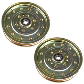 8TEN Flat Idler Pulley for Exmark Lazer Z AS AC HP Toro Z Master 1-633109 116-4667 52 60 72 inch Deck 2 Pack