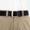 Linden Mann/Full Buffalo 4 mm Real Leather Men's Belt, full-grain