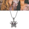 Pendant Necklace Alloy Funny Devil 60cm Stainless Steel Chain Exquisite