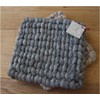 Maharanis Fairtrade Felt Knitted Coaster Pot Coaster Grey Natural 20