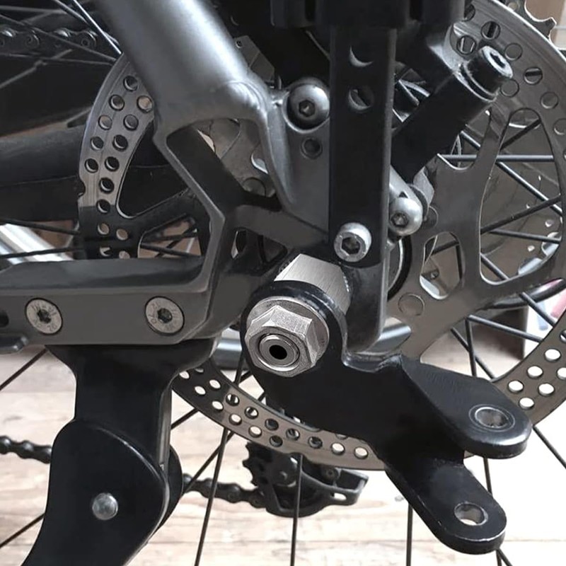 ieron Bicycle Axle Adapter, Universal Bicycle Trailer Coupling Adapter for