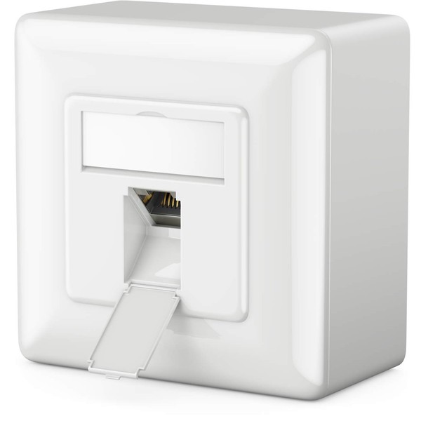 deleyCON 1x CAT6 Universal Network Socket - 1x RJ45 Port