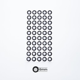 6.0mm 3D Scanner Dots for Accurate Tracking, 3D Scanning Markers Points High Reflective Markers for 3D Scanners, Sticking on Featureless, Medium to Large Objects, 500 Points