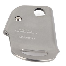 7075 Aluminum Outdoor Rock Climbing Chest Ascender Riser Safety Rope Ascending EquipmentGrey