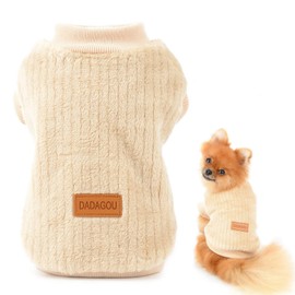 SMALLLEE_LUCKY_STORE Pet Fleece Sweater for Small Dogs Cats Puppy Yorkie Chihuahua Warm Winter Clothes
