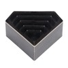 5Pcs Leather Punch Die Set Hollow Diamond Shape Cutting Mold