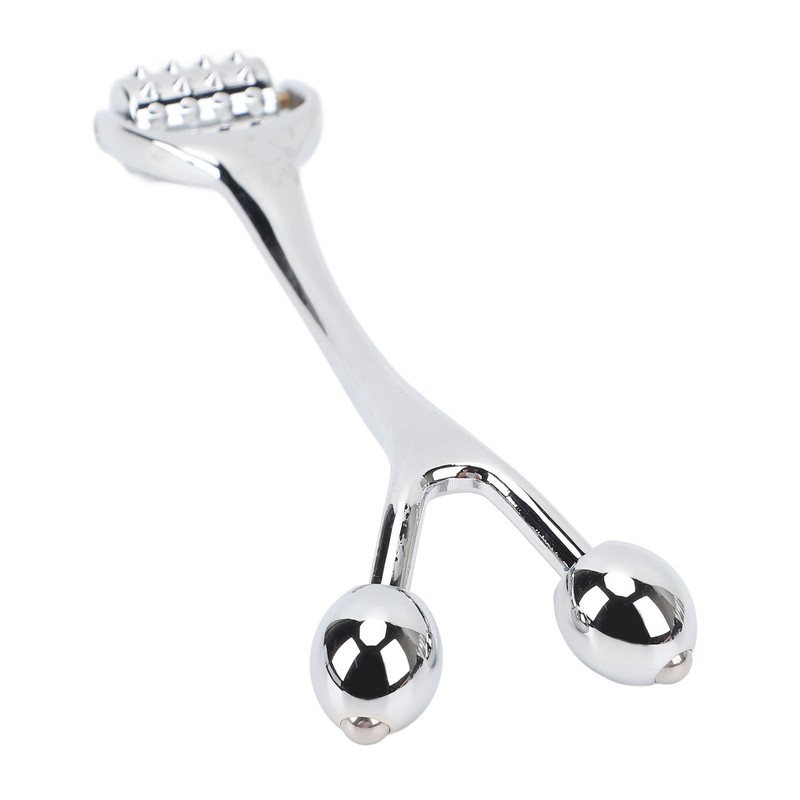 Face Roller Massager Zinc Alloy Deep Tissue Massage Multifunction Comfortable