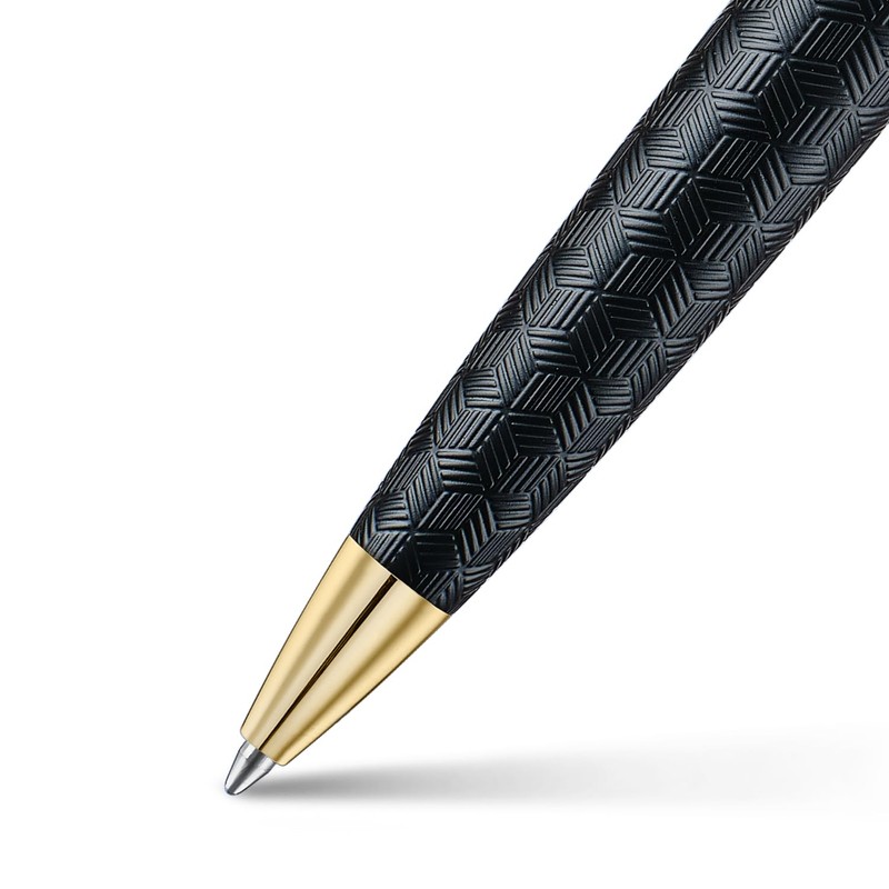 Sheaffer 300 Ballpoint Pen | E9347 Engraved Matt Black Barrel