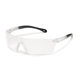 Gateway Safety 4480 StarLite Squared Ultra-Light Safety Glasses, Clear Lens, Clear Temple (Pack of 10)