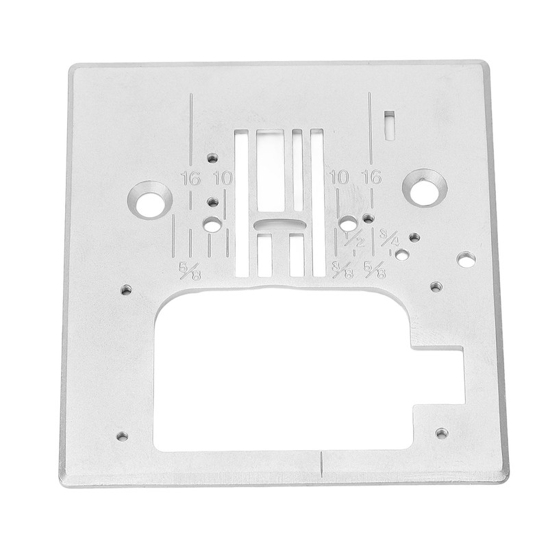 Sewing Machine Needle Plate 7.6x8.4cm Steel Needle Throat Plate for