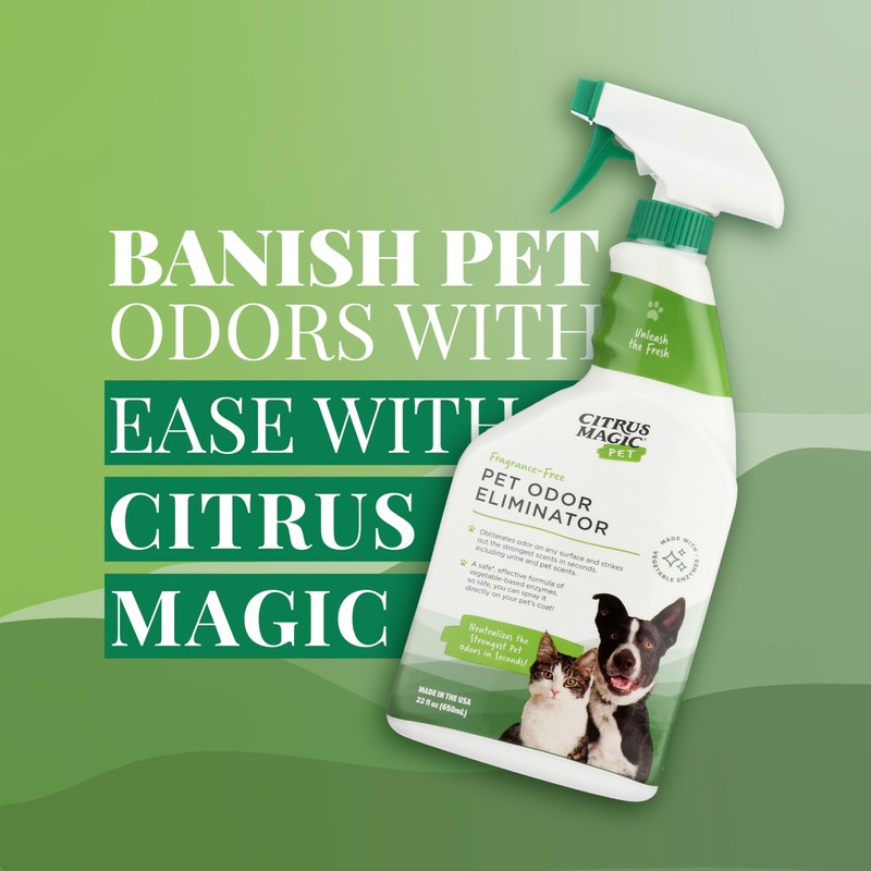 Citrus Magic Pet Odor Eliminator, 22 fl oz (Pack of