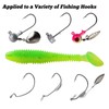 Little Soft Plastic Swimbaits, 75/60 PCs, 2.5"/3" Full Solid Body