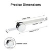 Side Mount Toilet Flush Handle, Chrome Zinc Alloy Lever, Long