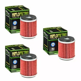 Hiflofiltro 2009-2025 Yamaha YZ450F Genuine HiFlo Oil Filter HF140 YZF 450 450F - Pack of 3