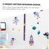 CORHAD 1 Set Removable Height Wall Sticker Astronaut Pattern Decal