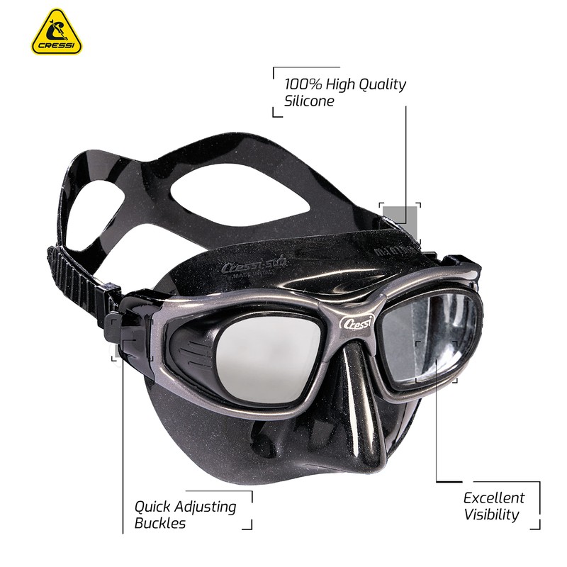 Cressi Minima Free Diving Very Low Internal Volume Mask -
