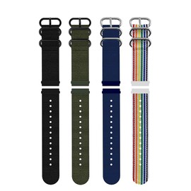 C2D JOY Compatible with Instinct 3/E watch 45mm Instinct 2 Bands Replacement Canvas Nylon Strap- 22MM (Black)