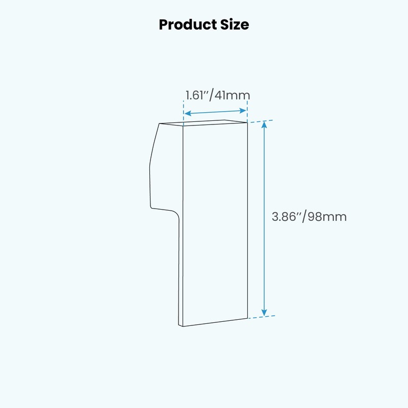gotonovo Bathroom Shower Single Lever Handle Replacement Lavatory Part Accessory