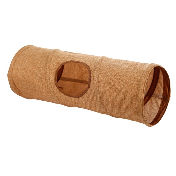Kerbl Pet Pet Nagertunnel aus Leinen, Für Kaninchen/Hasen/Meerschweinchen/Katzen/kleine Hunde, 50