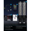 VI9000 2 Pack 1FT Fat Whip Lights, LED Whip Lights