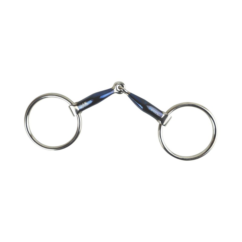 AK AKRS-2603 Loose Ring Snaffle with Sweat Iron with Curved