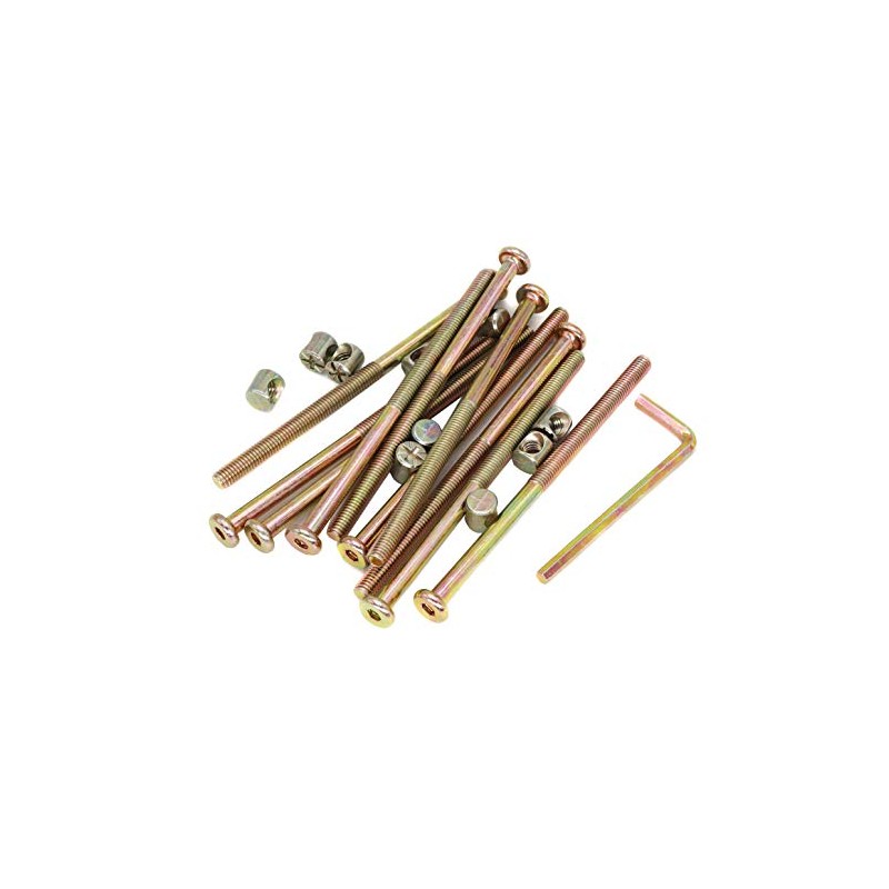 cSeao Antique Bed Bolts Hardware Replacement Parts, cSeao 10-Pack M6