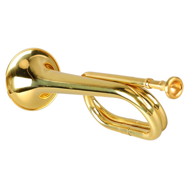 Military Style Trumpet C Key Brass Easy to Play Trumpet