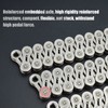 WAKE Bicycle 9 Speed Electroplated Silver Chain Mountain Road Bike
