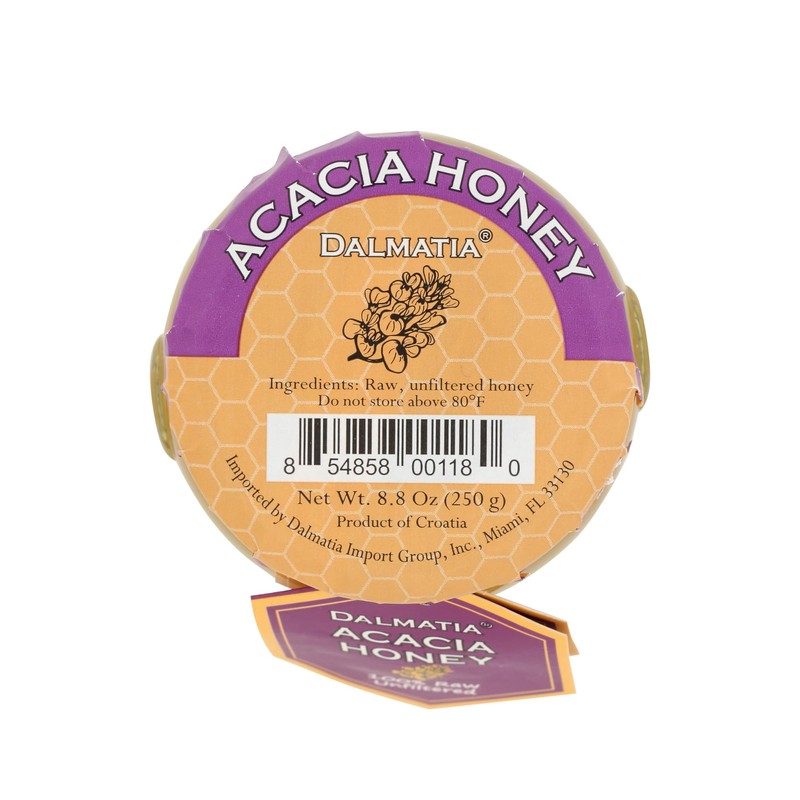 Dalmatia Acacia Honey, 8.8 oz (250g) | 100% Raw Unfiltered