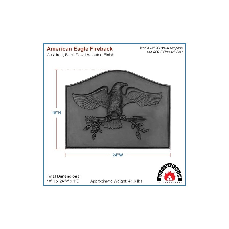 Minuteman International American Eagle Fireback, Black