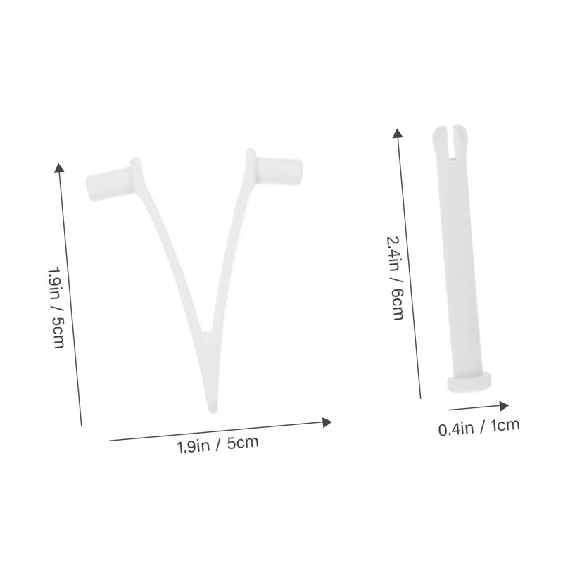 BESPORTBLE 15sets Swimming Pool v Clips Replacement Attachment Clips Handle