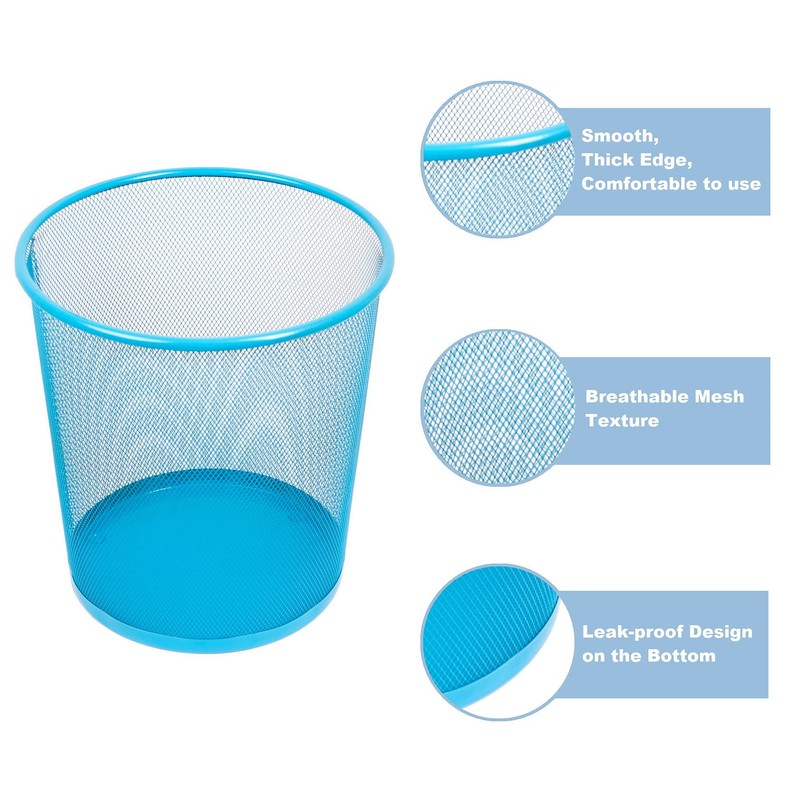 Leviatan Office Waste Paper Bin, 12 L, Wire Mesh Waste
