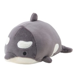 Libuhahato 98206-73 Mascot, Marshmallow Aquamie Orca (Total Length: Approx. 4.3 inches (11 cm) Plush, Fluffy