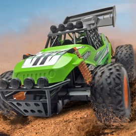Nature Bound RC Cars 1:16 Scale Dune Smasher Off-Roader 2WD All-Terrain Electric Toy Car - Perfect for Rock Crawling and Road Racing 27MHz Radio Control - Eye-Catching Graphics Gift Idea for Kids