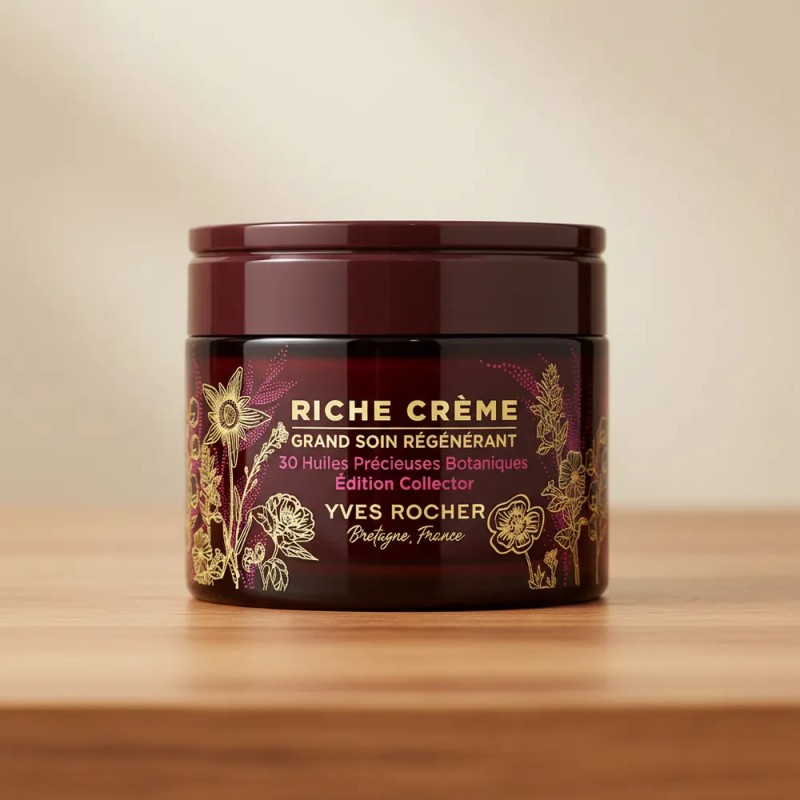 Crema Facial Regeneradora Yves Rocher Riche Crème 40+ 75 Ml