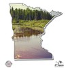 GT Graphics Minnesota Retro Woods Lake Wilderness Nature Explore -