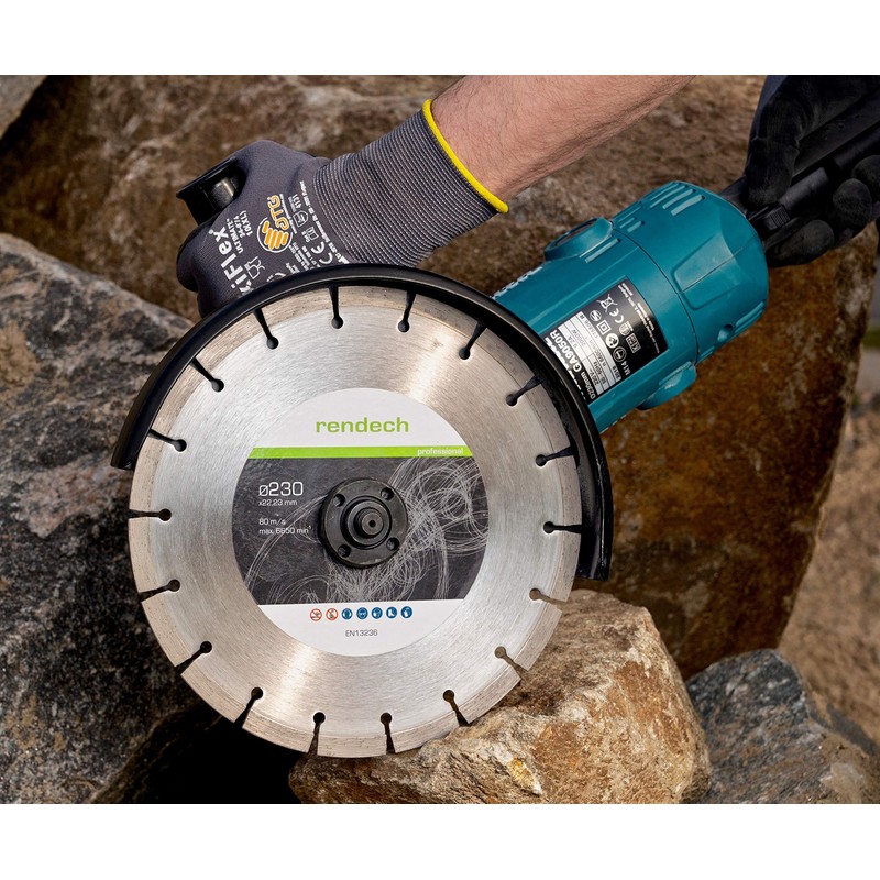 Rendech Pro Diamond Cutting Disc, 125 mm, 230 mm, for
