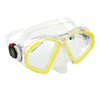 Aqualung Hawkeye Diving Mask Transparent Yellow L