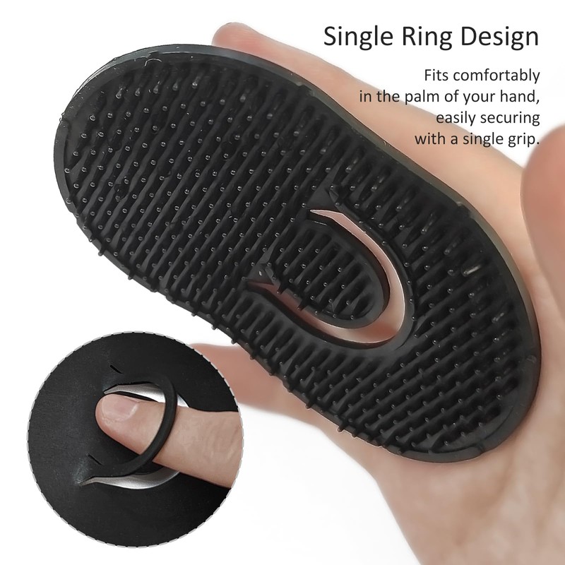 4-Pack Pocket Palm Combs – Versatile Shampoo and Massage Hair