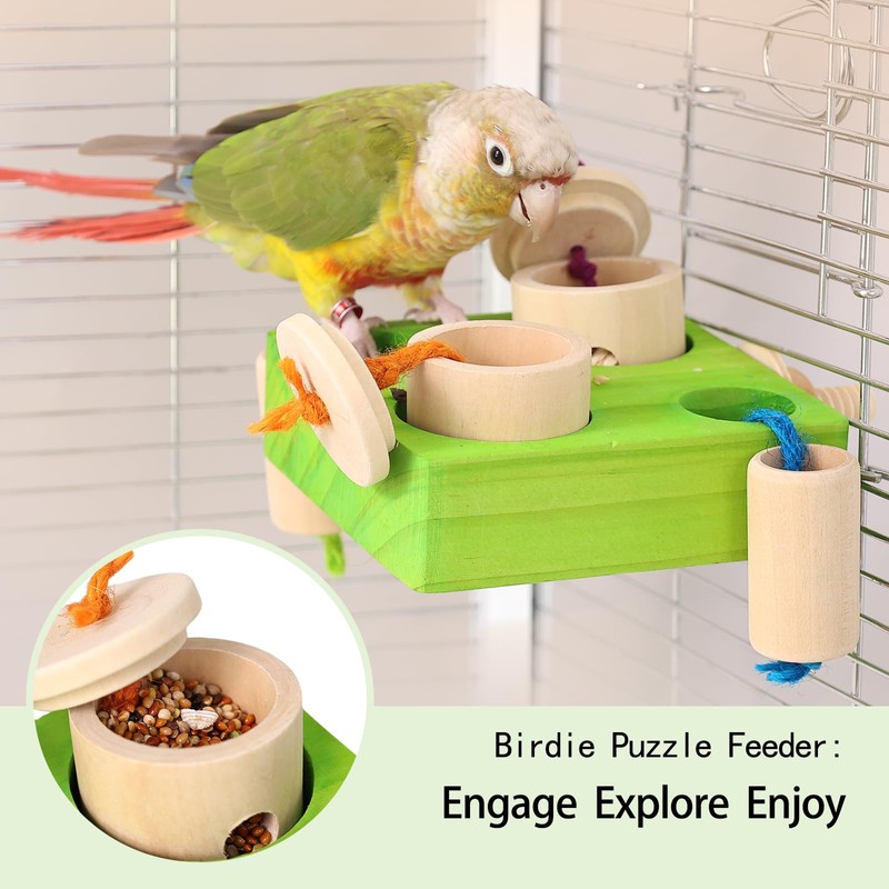 YOOSO WING Birdie Puzzle Feeder - Interactive Foraging Toy for