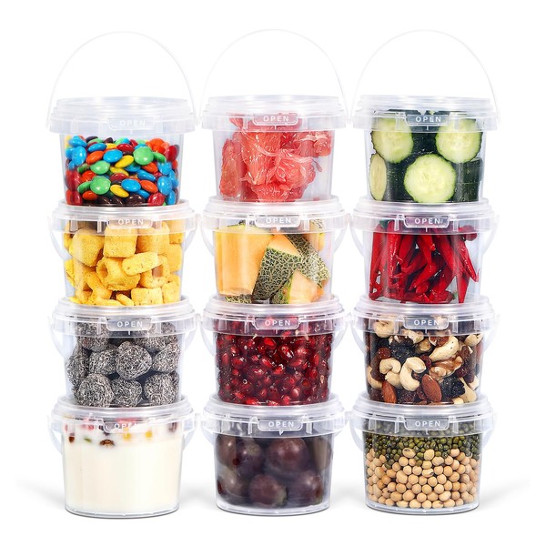 UMETASS 10oz Deli Food Storage Containers with Lids 12 Set